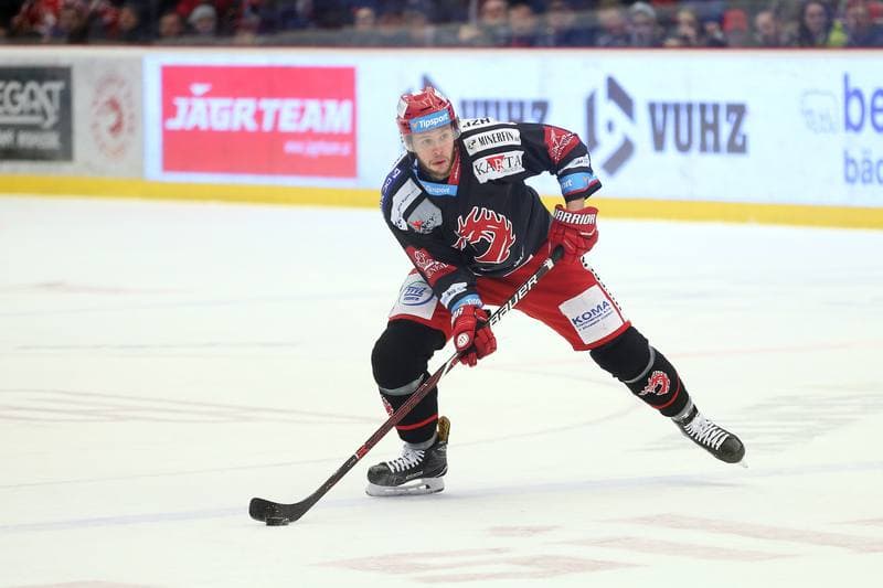 Ice Hockey. TipSport Extraliga. Ocelari Trinec - Mountfield Hradec Kralove. 02.04.2018