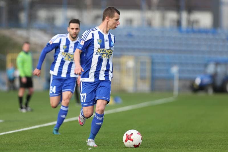 Football. Nice I Liga. Ruch Chorzow - Chojniczanka Chojnice. 11.04.2018