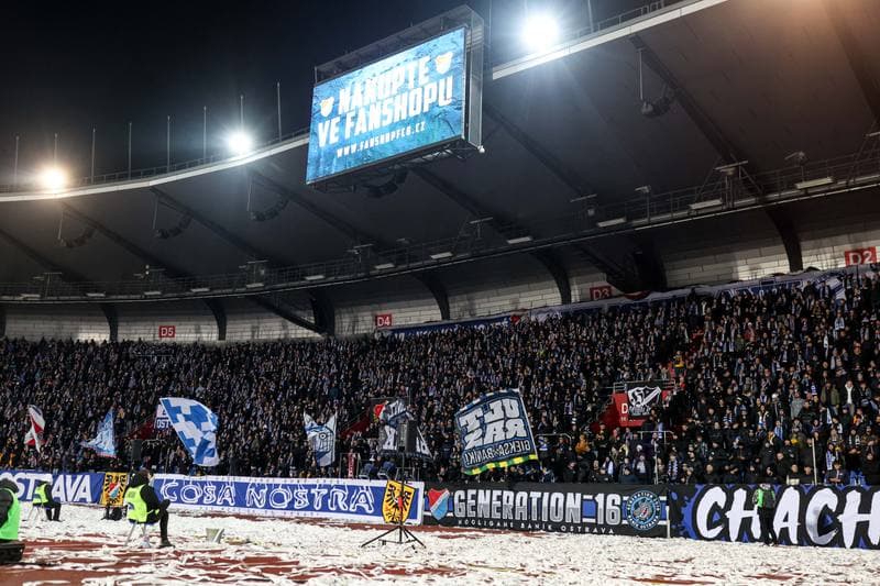 Football. Chance Liga. Banik Ostrava - Slavia Prague. 05.12.2024