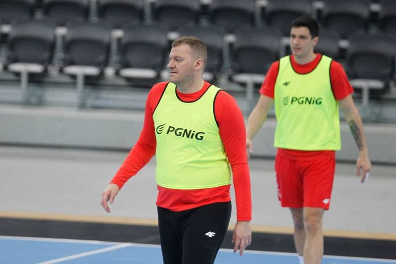 Handball. Poland national team. Training. 09.04.2019
