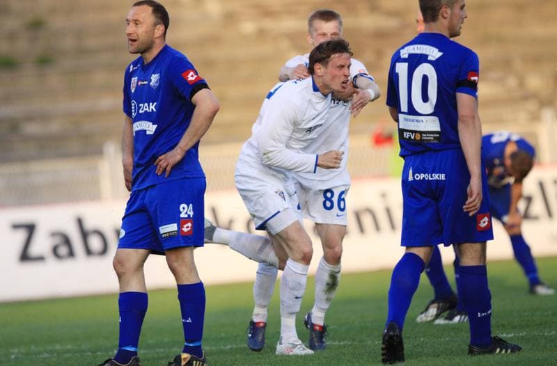 Football. I liga. Gornik Zabrze - MKS Kluczbork. 28.04.2010