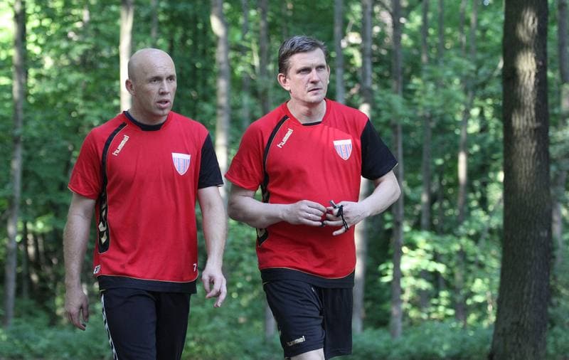 Football. Polonia Bytom. Training. 24.05.2011