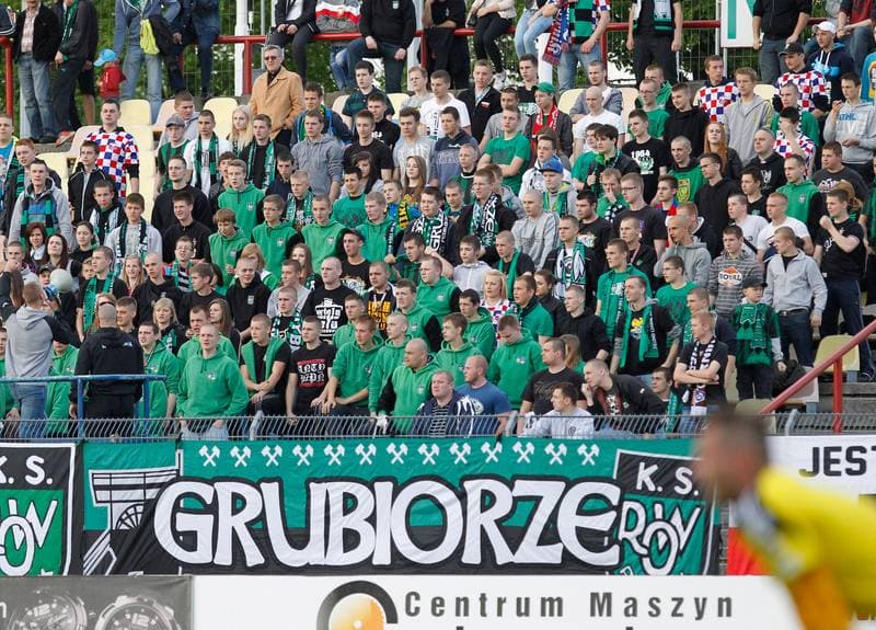 Football. I Liga. Energetyk ROW Rybnik - GKS Belchatow. 09.05.2014