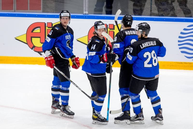 Ice Hockey. World Championship Division 1 Group B. Estonia - Serbia. 30.04.2022