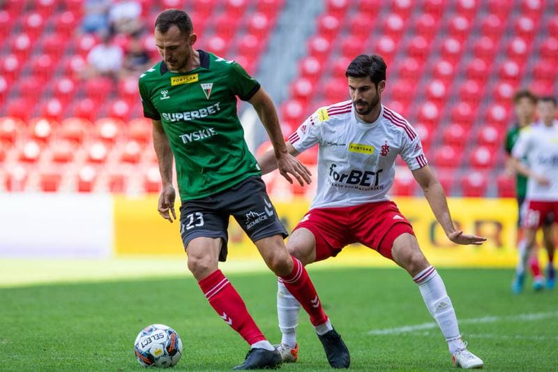 Football. Fortuna I Liga. GKS Tychy - LKS Lodz. 24.07.2022