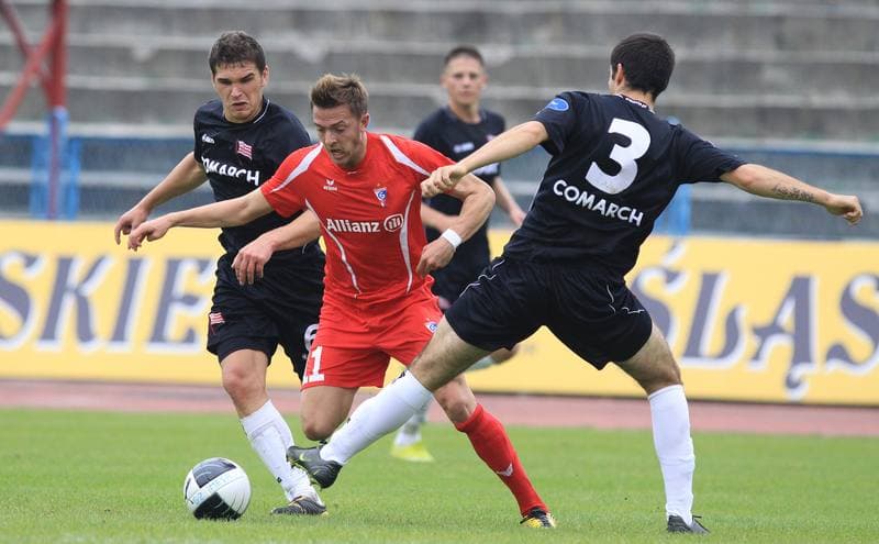 Football. Mloda Ekstraklasa. Gornik Zabrze - Cracovia Krakow. 12.09.2010
