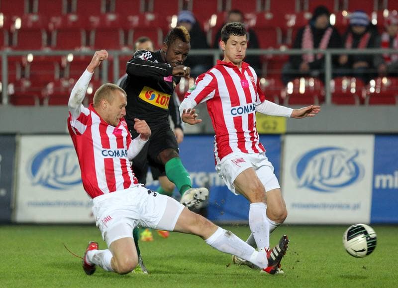 Football. T-Mobile Ekstraklasa. Cracovia Krakow - Lechia Gdansk. 18.02.2012