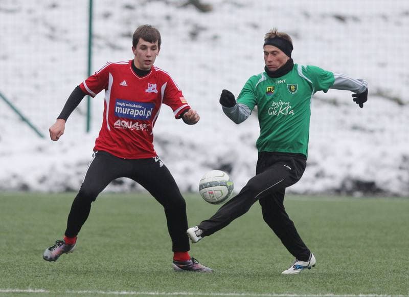 Football. Sparing. Podbeskidzie Bielsko-Biala - GKS Katowice. 12.01.2013