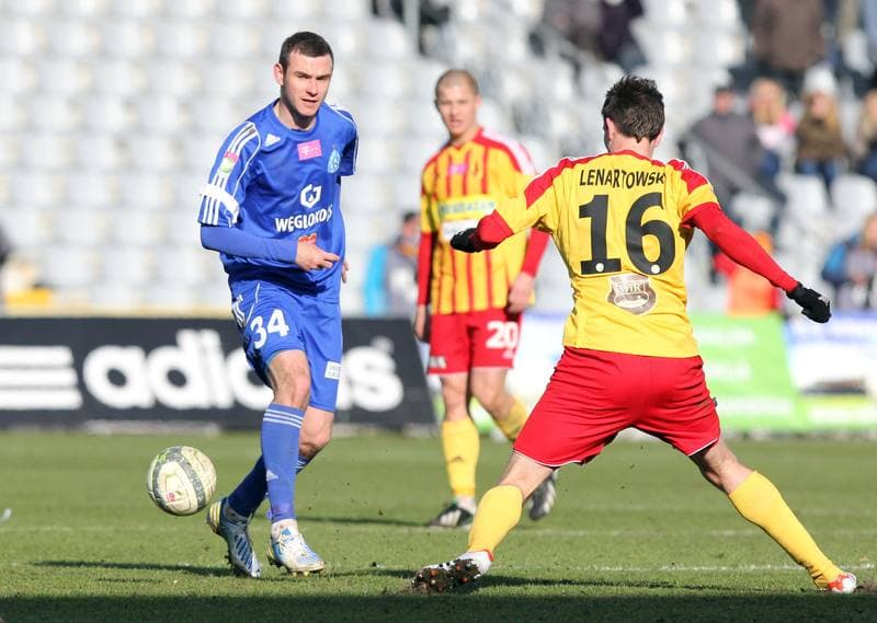 Football. T-mobile Ekstraklasa. Korona Kielce - Ruch Chorzow. 16.03.2013