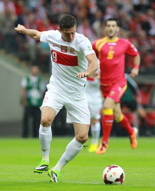 Football. 2014 FIFA World Cup Qualifiers. Poland - Montenegro. 06.09.2013