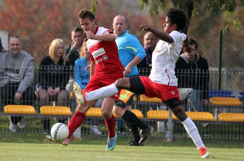 Football. Friendly Match. LZS Piotrowka - Gornik Zabrze. 10.10.2013