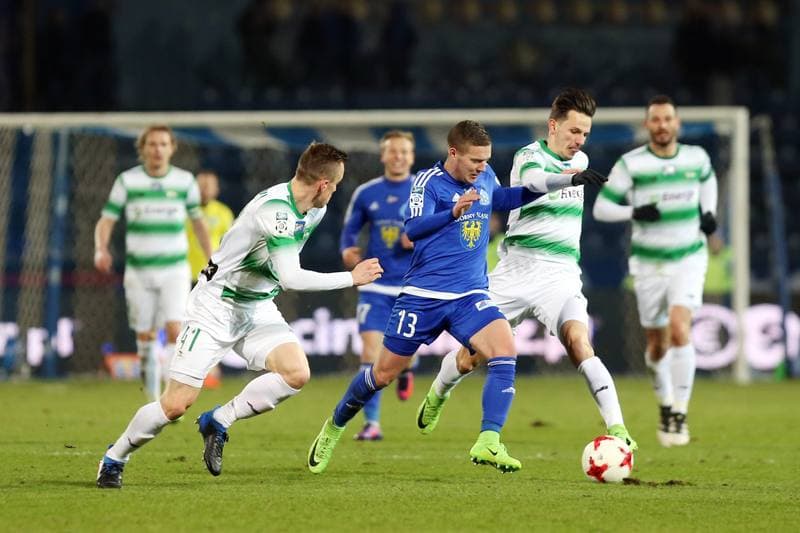 Football. Lotto Ekstraklasa. Ruch Chorzow - Lechia Gdansk. 11.03.2017