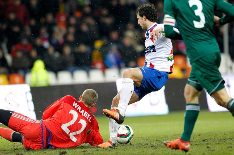 Football. PKO BP Ekstraklasa. Podbeskidzie Bielsko Biala - Slask Wroclaw. 21.12.2015