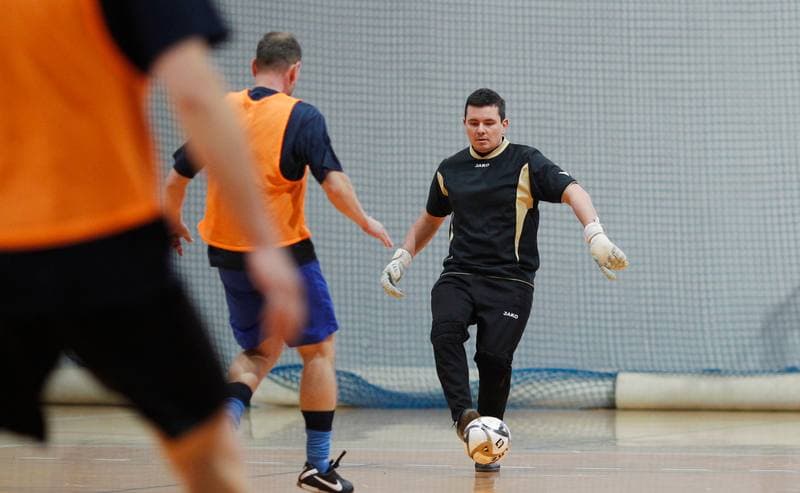 Football. Turniej Klub Biznesu GKS Katowice. 24.01.2015