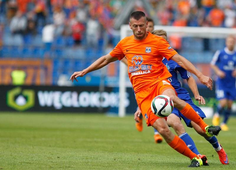 Football. PKO BP Ekstraklasa. Ruch Chorzow - Termalica Bruk-Bet Nieciecza. 22.08.2015