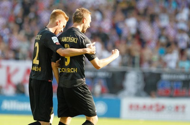 Football. PKO BP Ekstraklasa. Gornik Zabrze - Cracovia Krakow. 30.08.2015