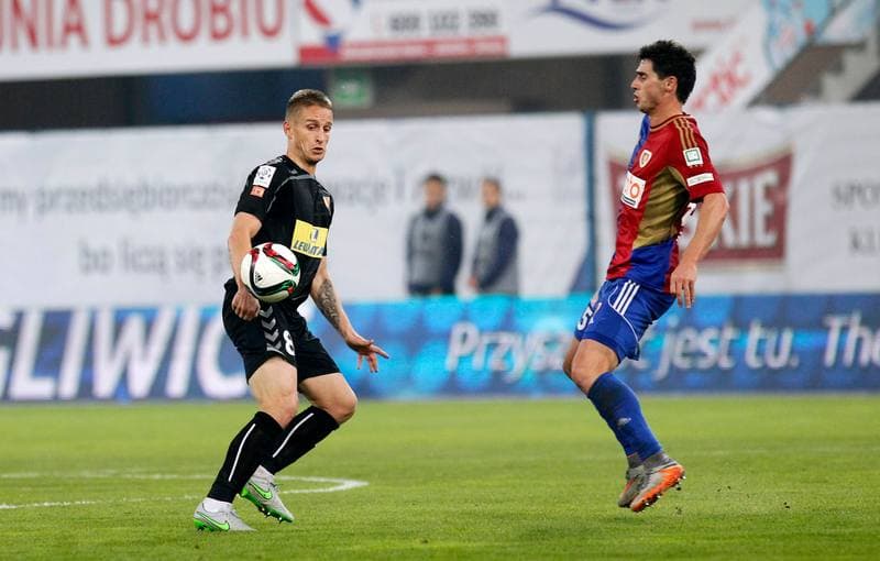 Football. PKO BP Ekstraklasa. Piast Gliwice - Korona Kielce. 24.10.2015