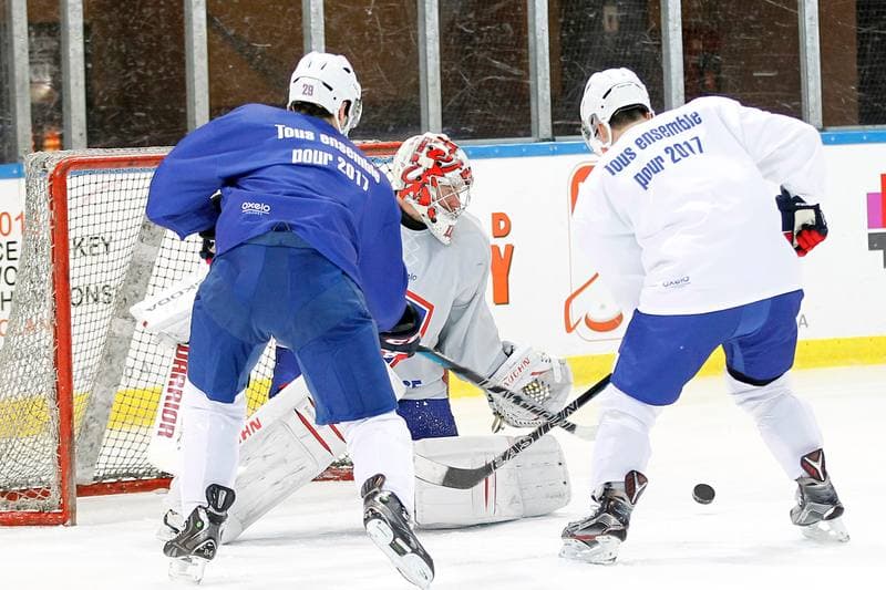Ice Hockey. France. Training. 15.12.2015