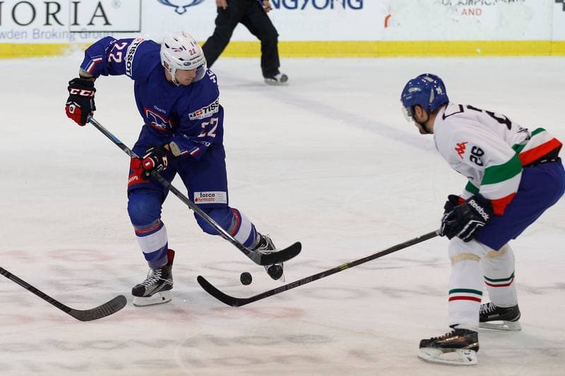 Ice Hockey. EIHC. France - Italy. 18.12.2015