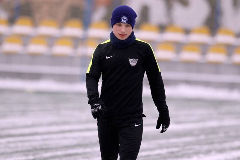 Football. Rozwoj Katowice. Training. 05.01.2016