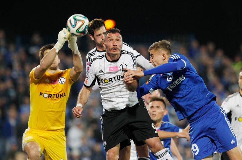 Football. T-Mobile Ekstraklasa. Ruch Chorzow - Legia Warsaw. 24.04.2015