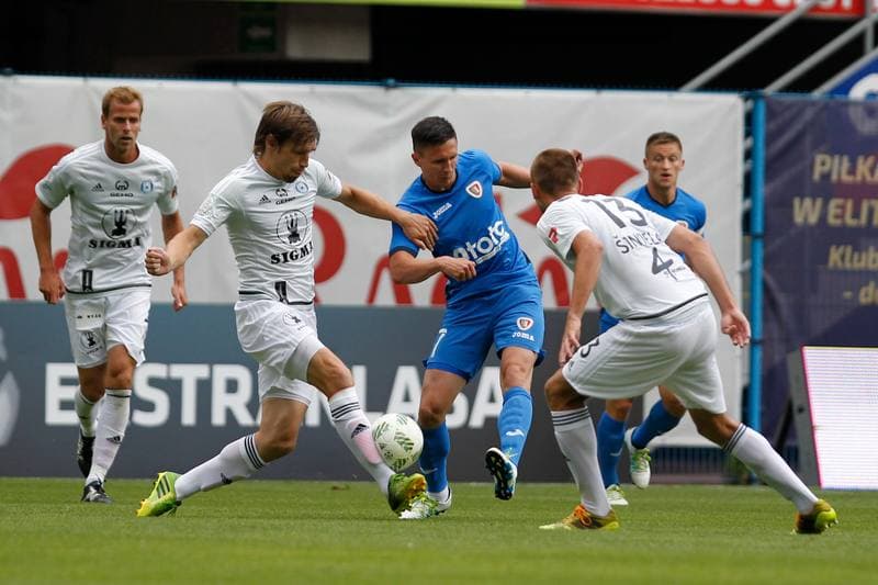 Football. Sparing. Piast Gliwice - Sigma Olomouc. 06.07.2016