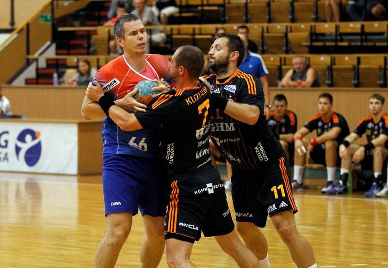 Handball. Sparing. Gornik Zabrze - Zaglebie Lubin. 06.08.2015