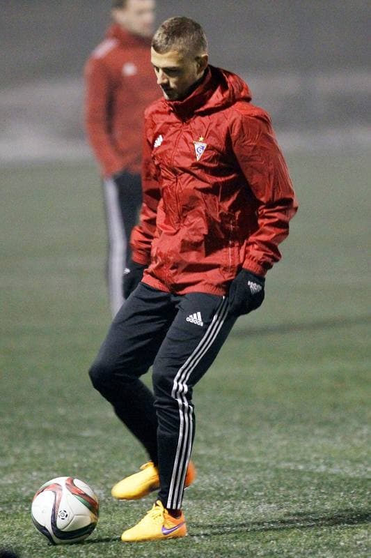 Football. Gornik Zabrze. Training. 07.01.2016