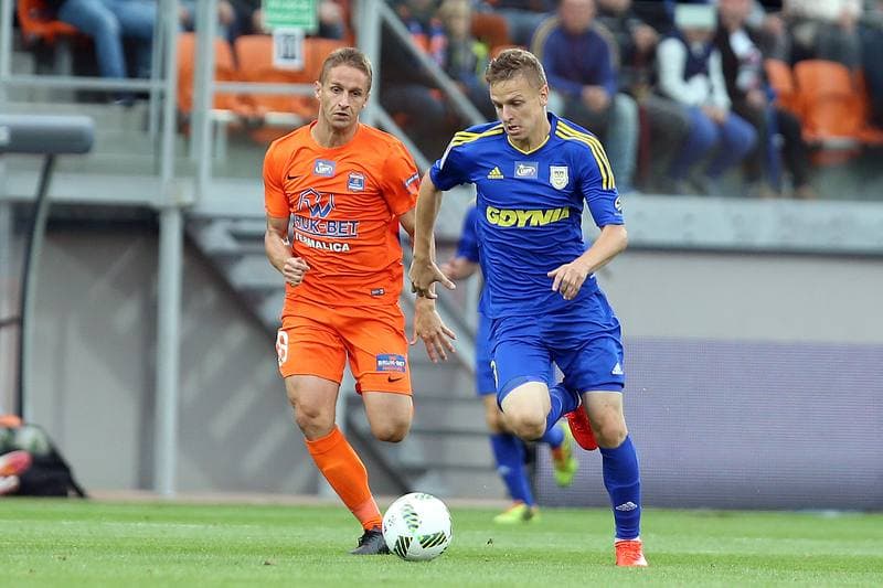 Football. Lotto Ekstraklasa. Bruk-Bet Termalica Nieciecza - Arka Gdynia. 18.07.2016