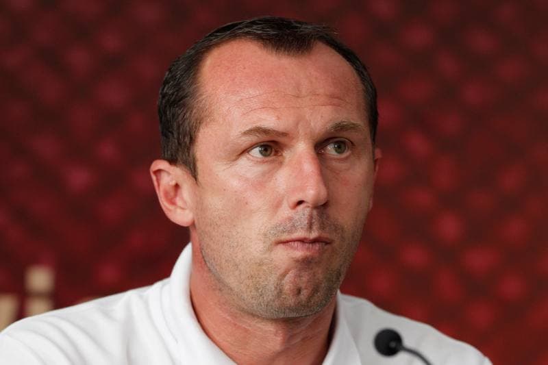Football. Piast Gliwice. Press Conference. 01.09.2016