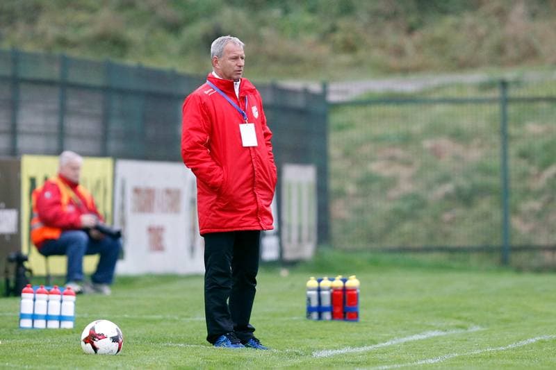 Football. Fortuna Narodni Liga. Fotbal Trinec - FK Pardubice. 21.10.2017