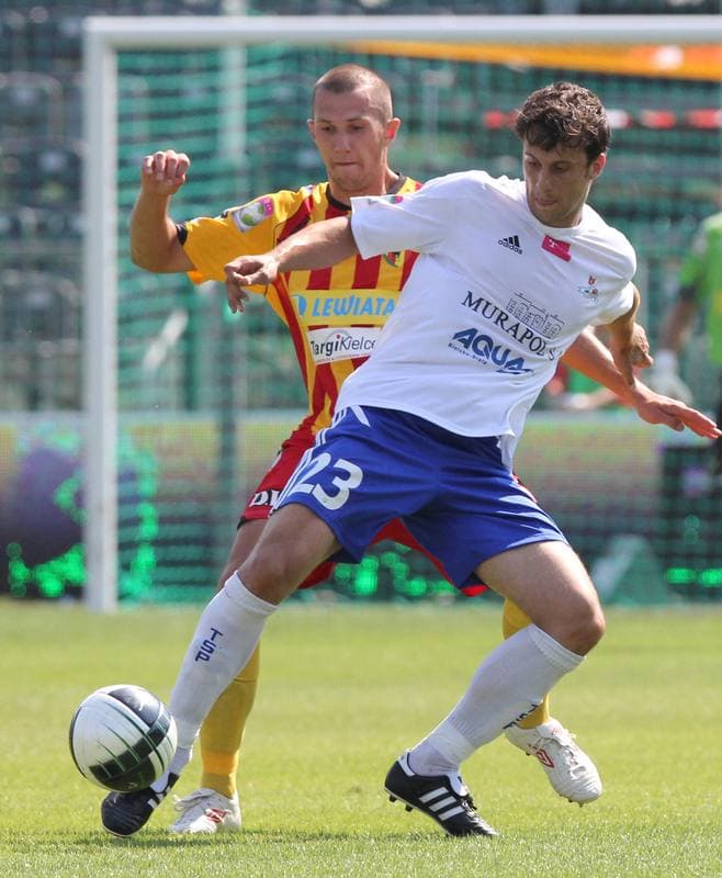 Football. T-Mobile Ekstraklasa. Podbeskidzie Bielsko-Biala - Korona Kielce. 27.08.2011