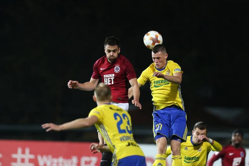 Football. Het Liga. Fastav Zlin - Sparta Prague. 05.11.2017