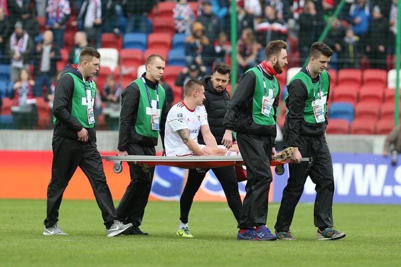 Football. Lotto Ekstraklasa. Gornik Zabrze - Sandecja Nowy Sacz. 31.03.2018