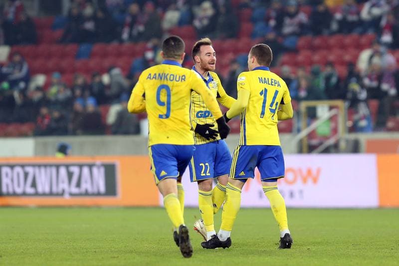 Football. Lotto Ekstraklasa. Gornik Zabrze - Arka Gdynia. 15.12.2018
