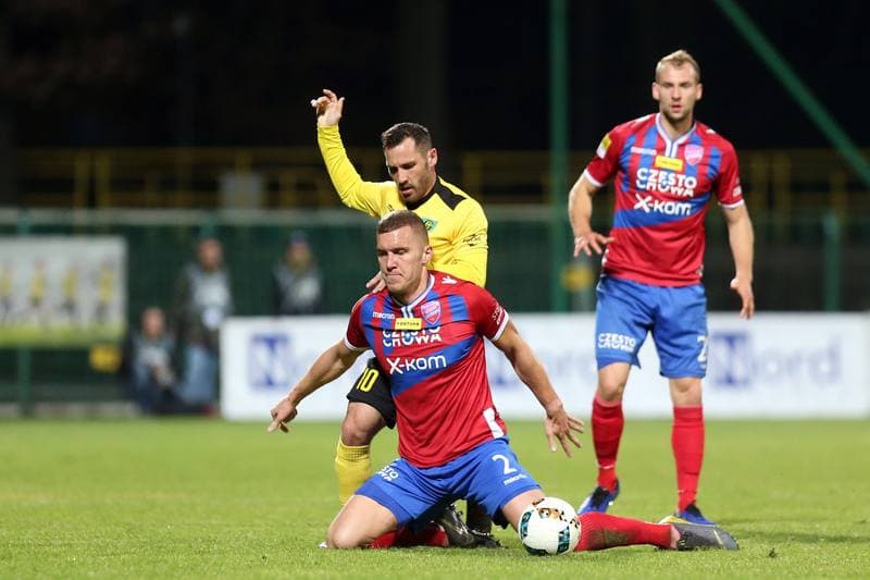 Football. Fortuna I Liga. GKS Katowice - Rakow Czestochowa. 09.03.2019