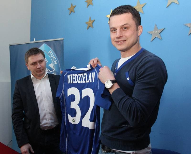 Football. Ruch Chorzow. Press Conference. 27.01.2012