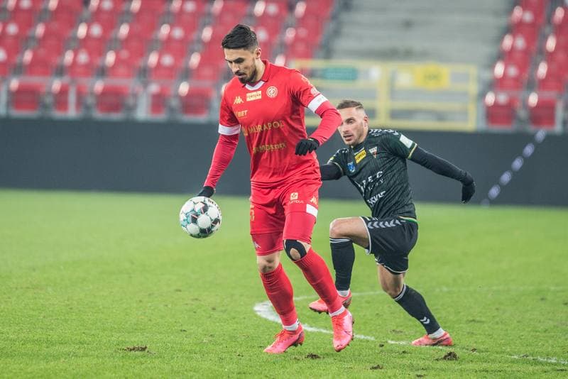 Football. Fortuna I Liga. GKS Tychy - Widzew Lodz. 03.12.2020