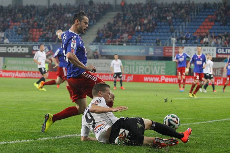 Football. Polish Cup. Piast Gliwice - GKS Belchatow. 29.10.2014