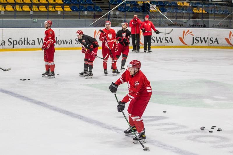 Ice Hockey. Poland national team. Training. 06.05.2021