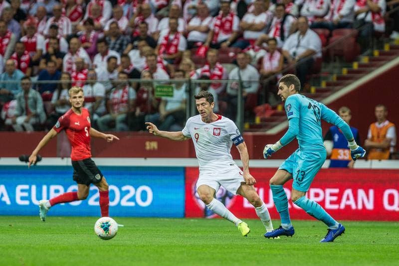 Football. Euro 2020 Qualifiers. Poland - Austria. 09.09.2019