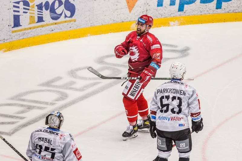 Ice Hockey. Tipsport Extraliga. Ocelari Trinec - Energie Karlovy Vary. 21.02.2022