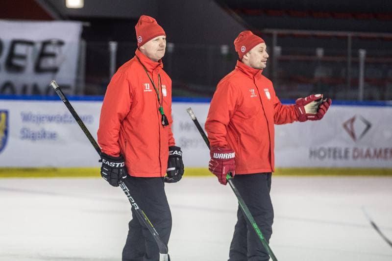 Ice Hockey. Poland national team. Training. 04.04.2022