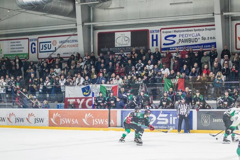 Ice Hockey. Polska Hokej Liga. JKH GKS Jastrzebie - GKS Tychy. 10.04.2022
