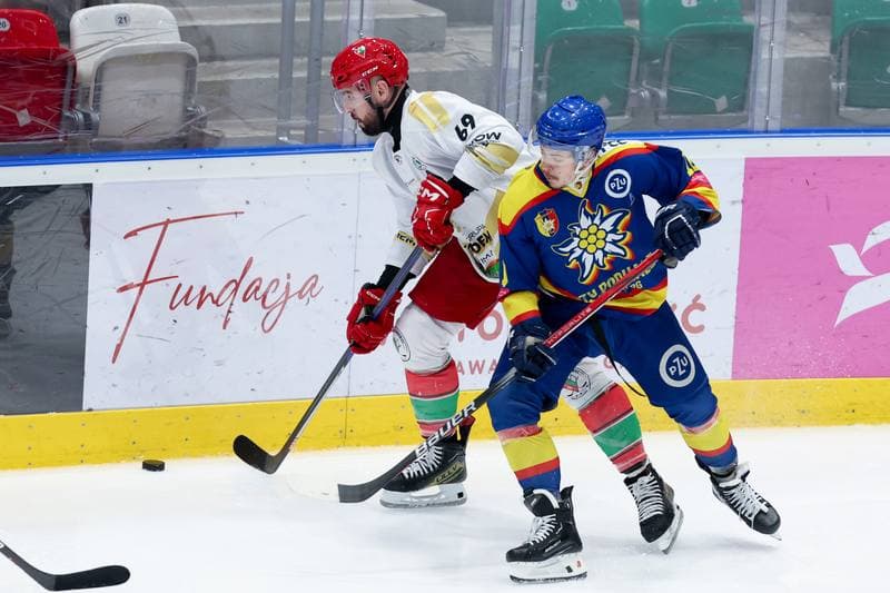 Ice Hockey. Tauron Hokej Liga. Zaglebie Sosnowiec - PZU Podhale Nowy Targ. 14.02.2024