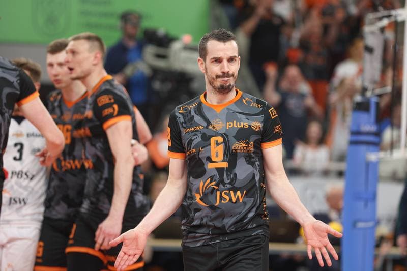 Volleyball. PlusLiga. Jastrzebski Wegiel - Aluron CMC Warta Zawiercie. 28.04.2024
