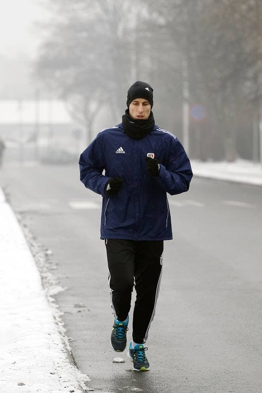Football. Piast Gliwice. Training. 07.01.2016