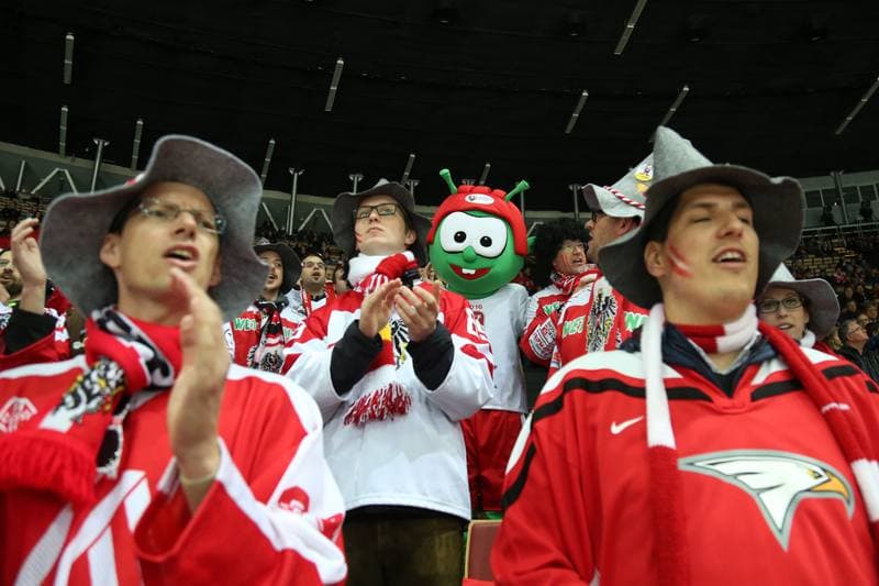 Ice Hockey. World Championship Division 1A. Austria - Italy. 26.04.2016