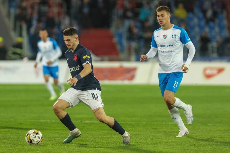 Football. Fortuna:Liga. Banik Ostrava - Slavia Prague. 25.04.2023