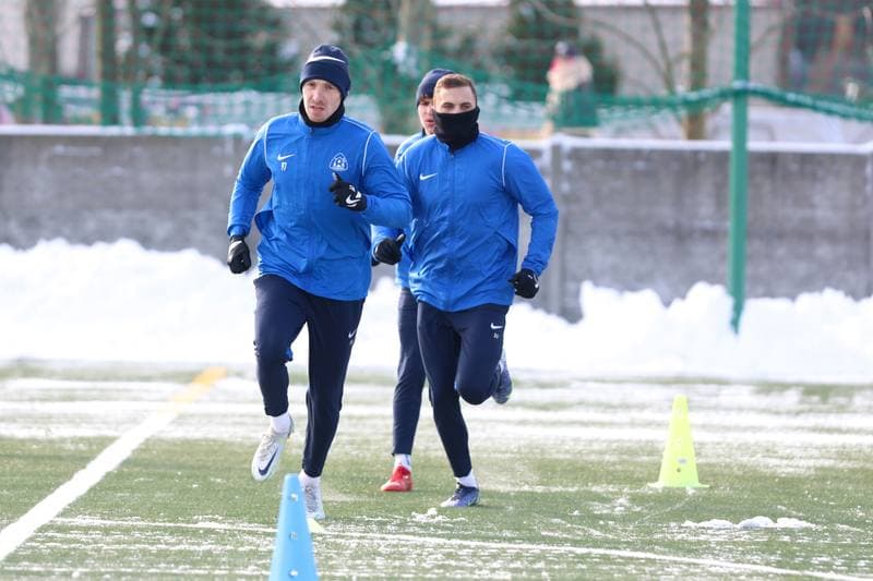 Football. Ruch Chorzow. Training. 08.01.2024